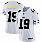 Nike Steelers 19 JuJu Smith Schuster White 2019 New Vapor Untouchable Limited Jersey Dzhi,baseball caps,new era cap wholesale,wholesale hats